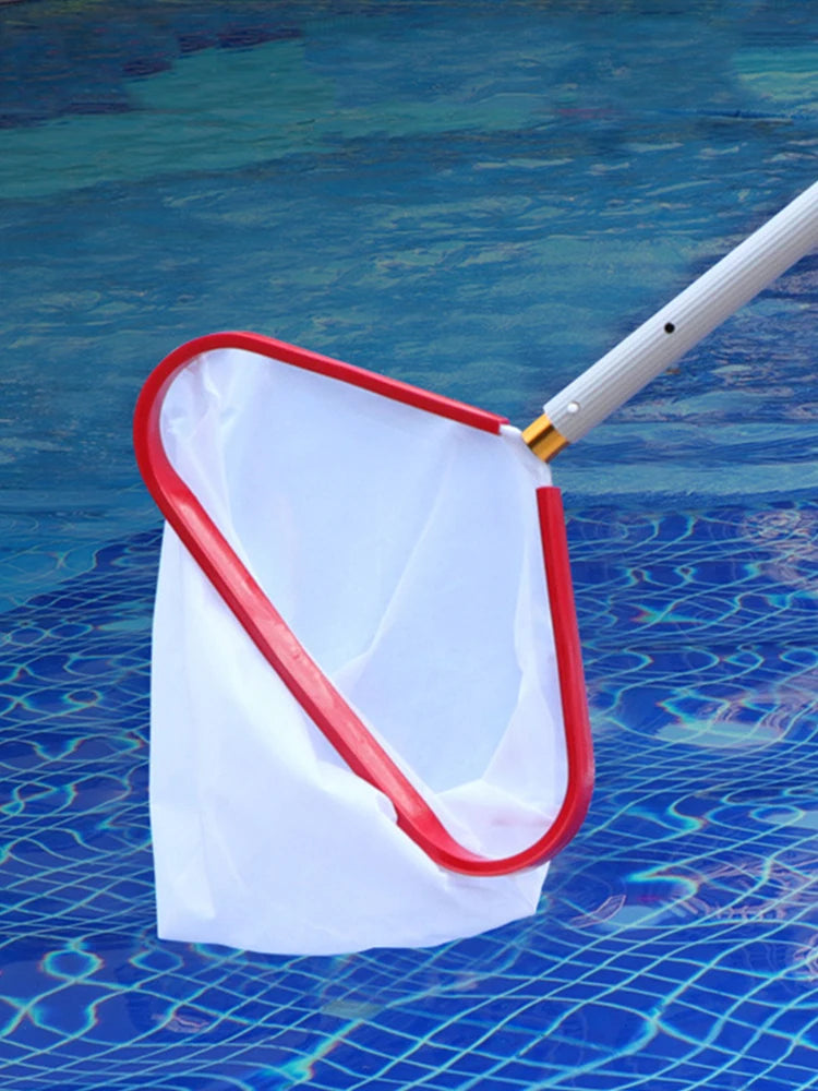 Pool Landing Net Pool Skimmer Net with Aluminum Handle Fine Mesh Pool Net/ Pool Leaf Skimmer Net for Cleaning Swimming Pool