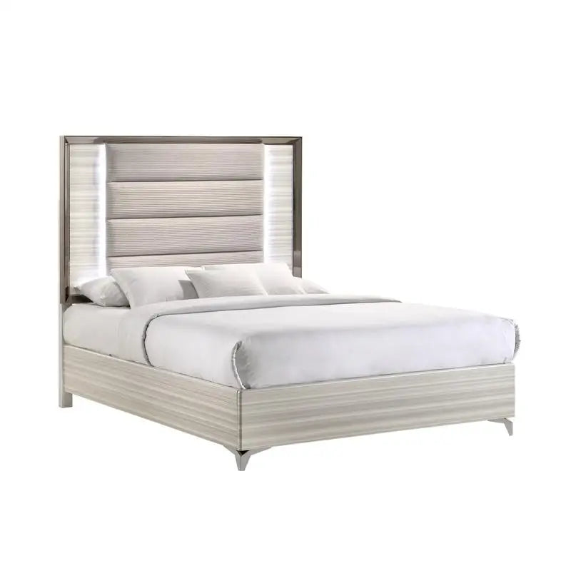5PC White King Bedroom Set