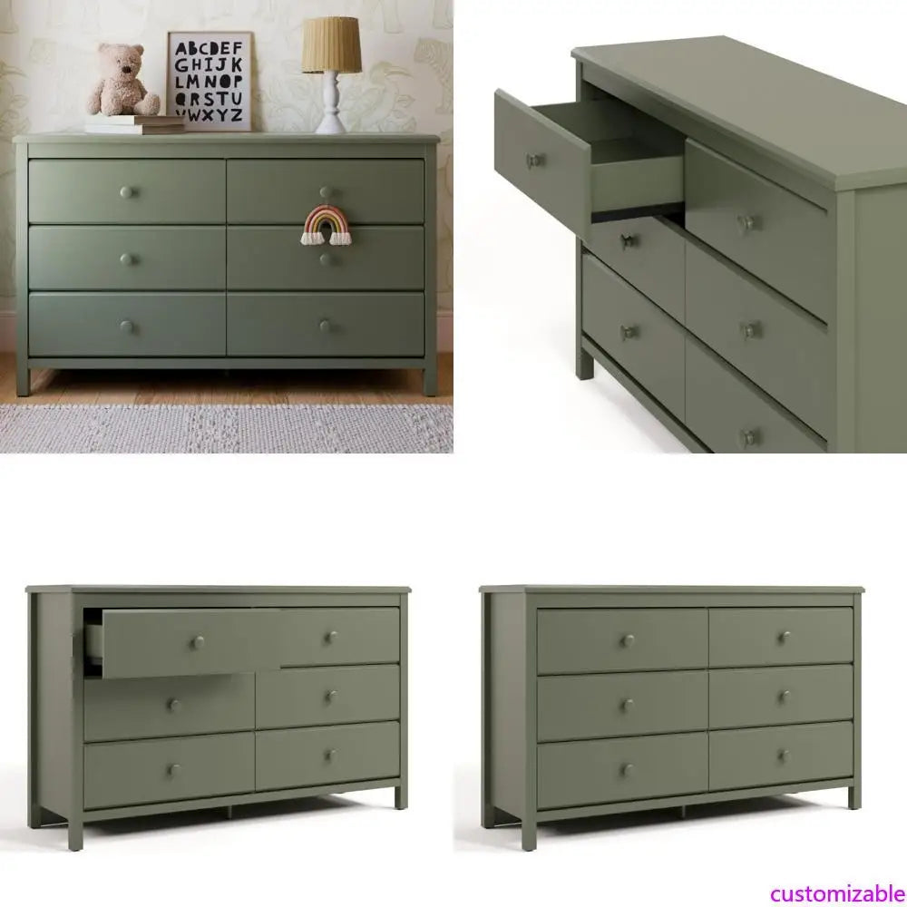 6 Drawer Double Dresser