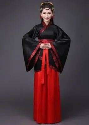 Vintage Ethnic Style Women Top/ Skirt 2 Piece Set Princess Dance Costume/ Hanfu Ladies Suit Cosplay Outfit Woman New Year Clothing