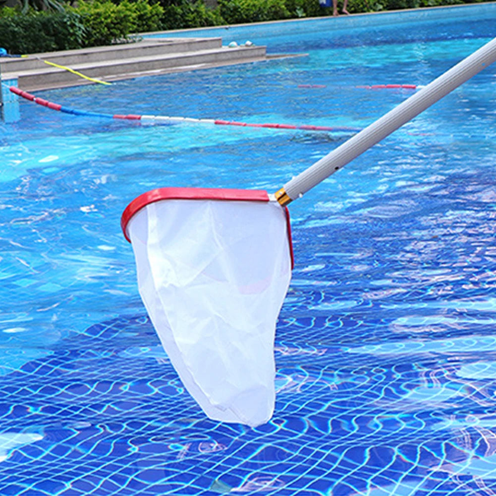 Pool Landing Net Pool Skimmer Net with Aluminum Handle Fine Mesh Pool Net/ Pool Leaf Skimmer Net for Cleaning Swimming Pool