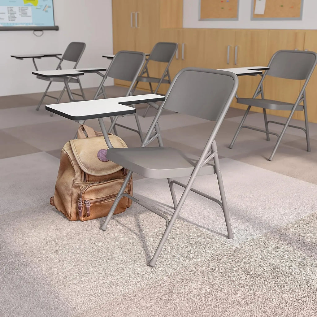 Premium Steel Folding Right Handed Tablet Arm Chair
