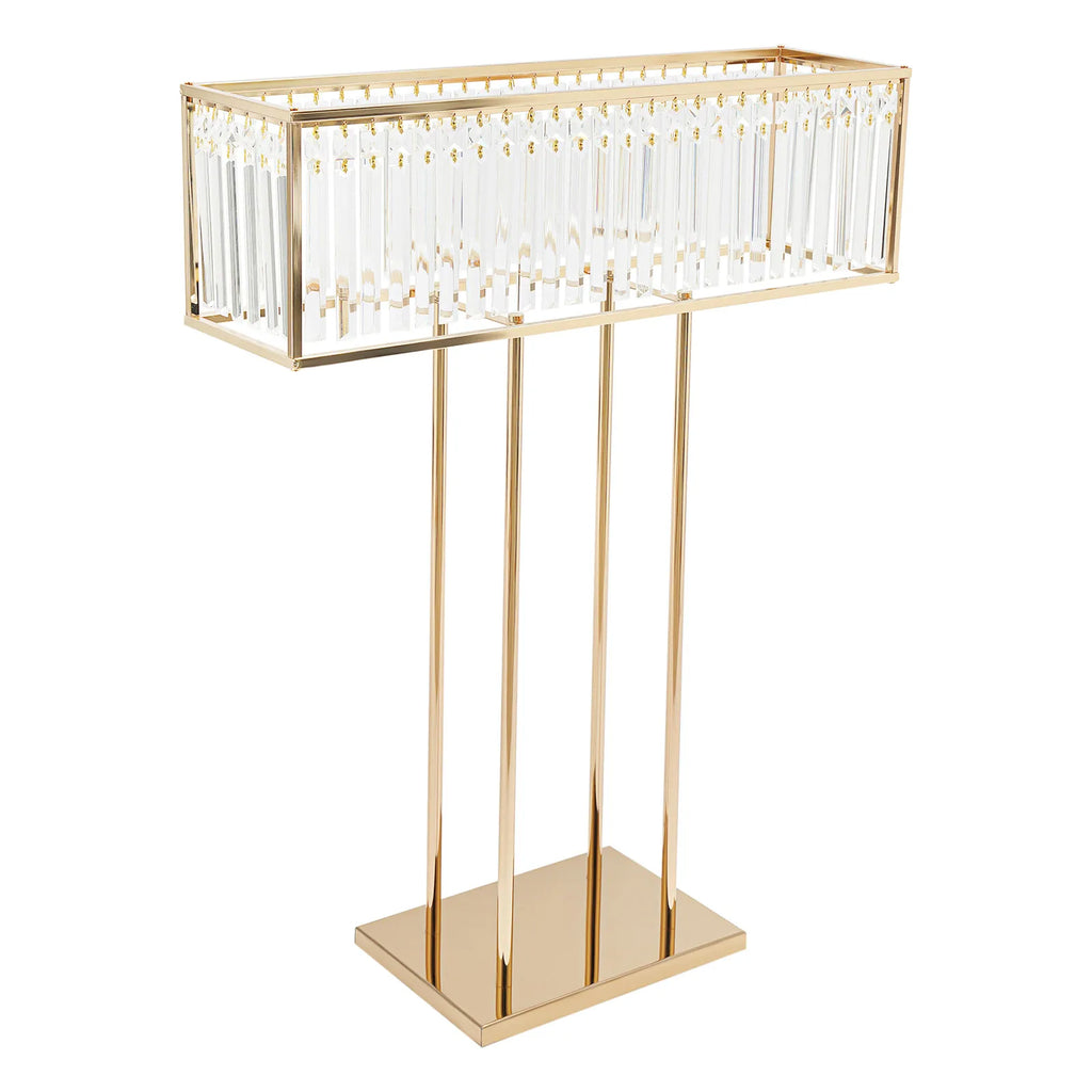 Flower Stand Iron Crystal Centerpieces on Floor Tall Gold 70*90cm Flower Arrangement Stand Flower Vase Wedding Party Decoration