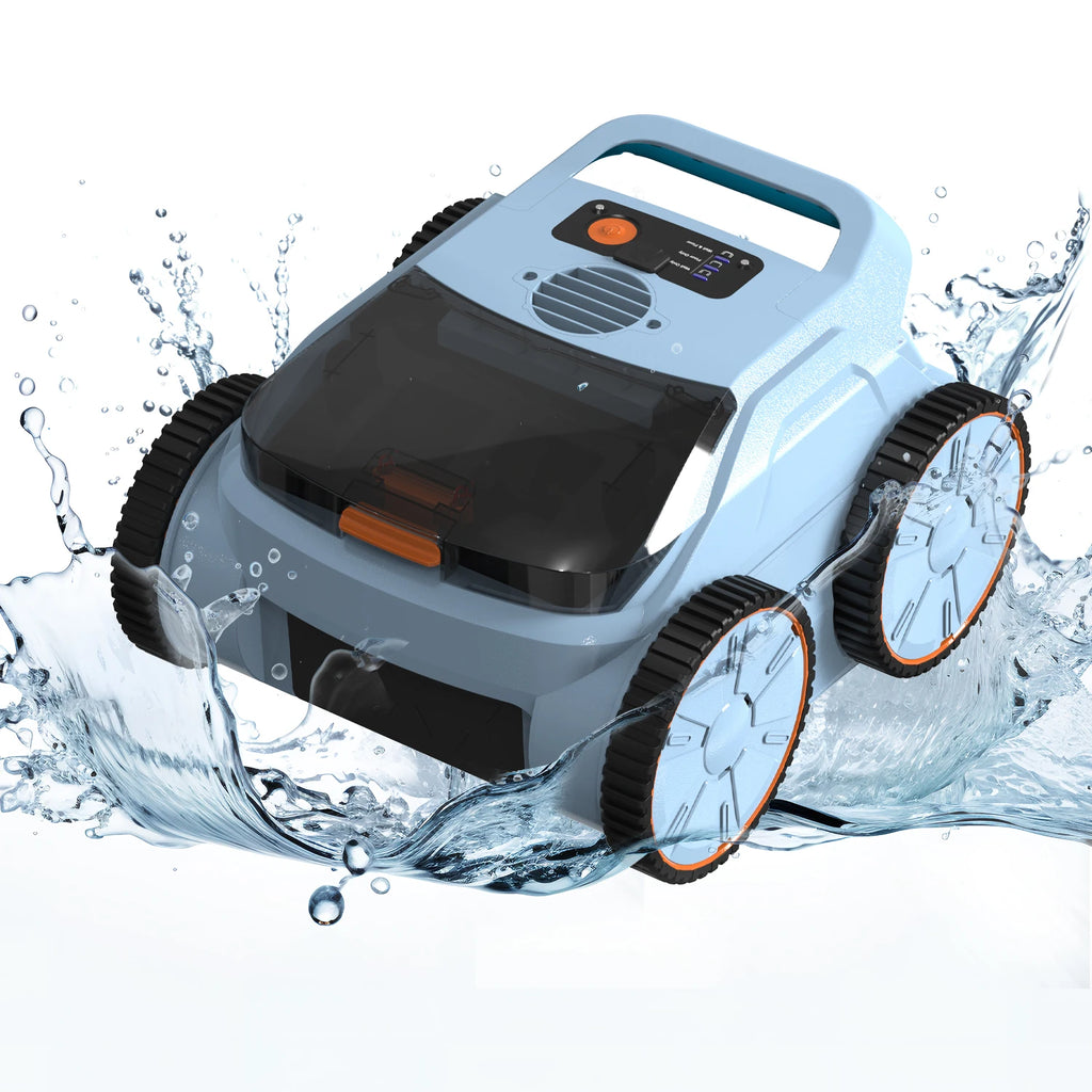 Pool Vacuum Up to 180 Mins Run Time, Robotic Pool Cleaner Above Ground for Inground Pools up to 2000 Sq. ft