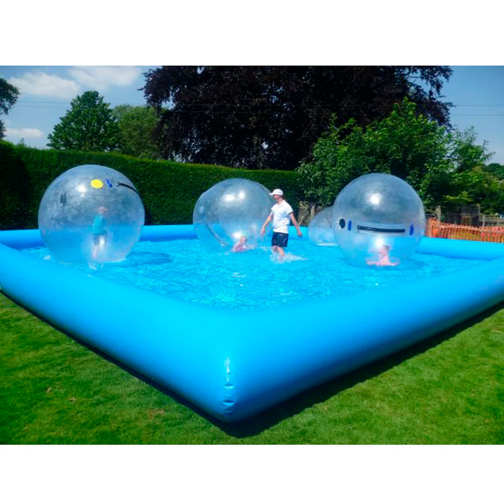 Portable Square Shape Inflatable Swimming Pool ,Water Zorb Walking Ball Pools For Outdoor Kids Activity/ Summer Water fun