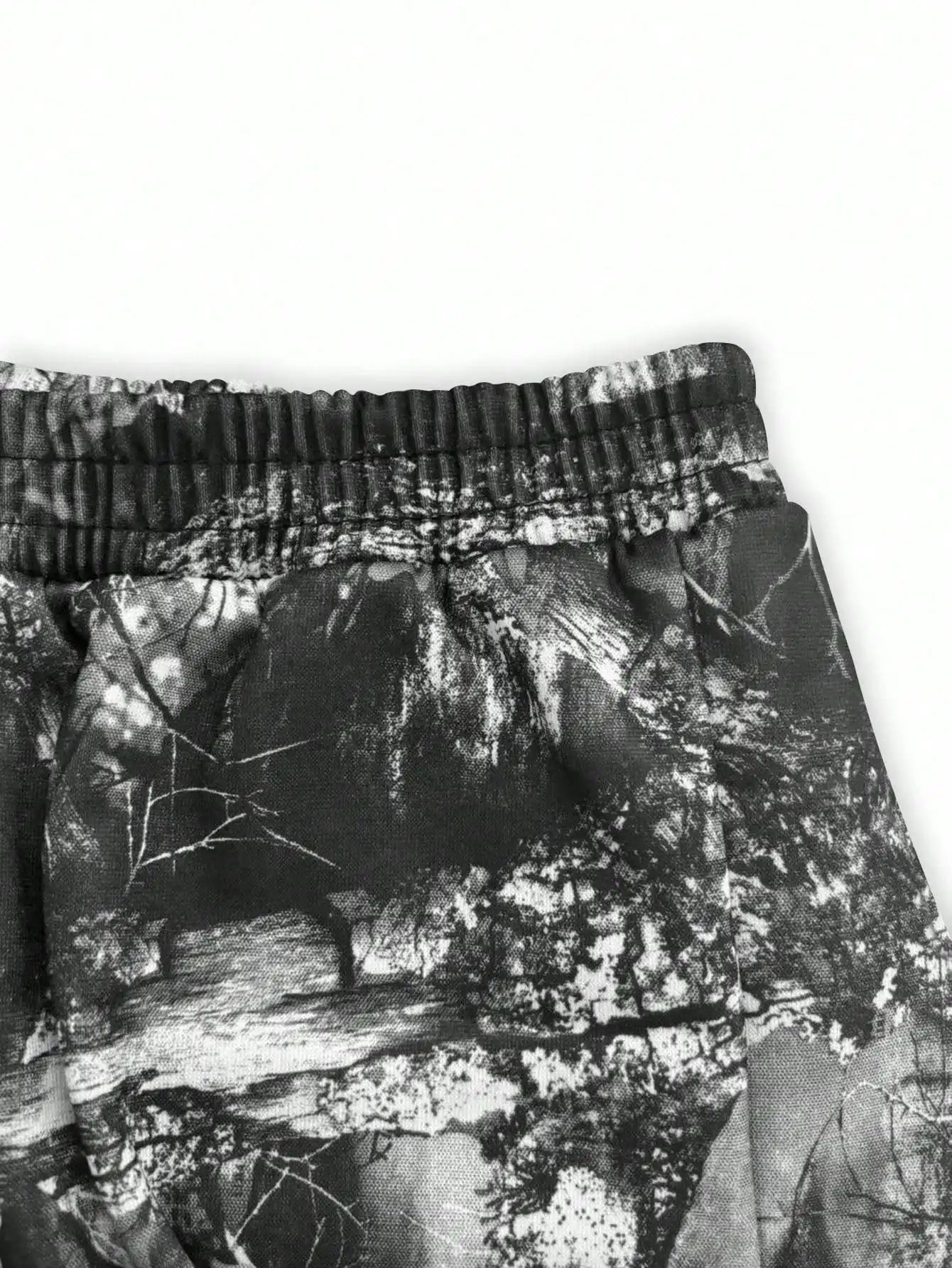 Women's Black Tree Branch Print Velvet Hoodie & Sweatpants 2-Piece Set