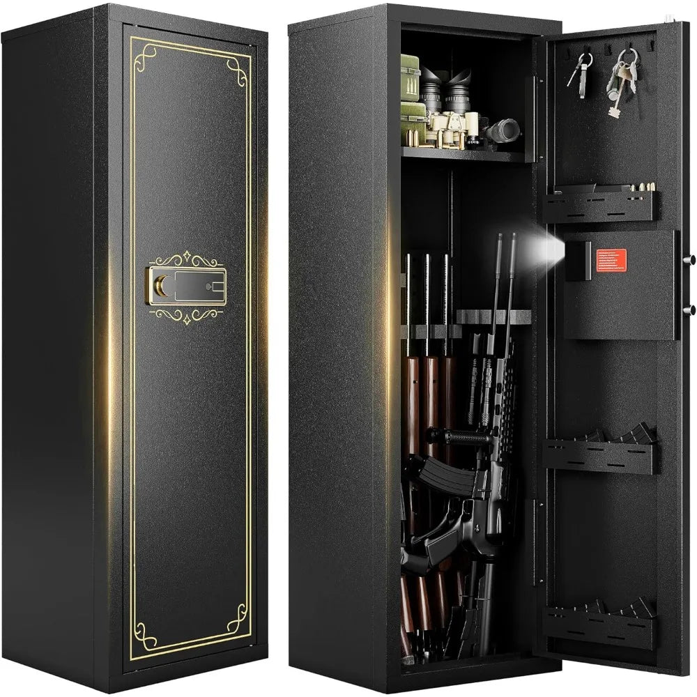 Gun Safe for Home Rifle and Pistols Biometric Gun Safe & Cabinets, Gun Cabinet for Rifles