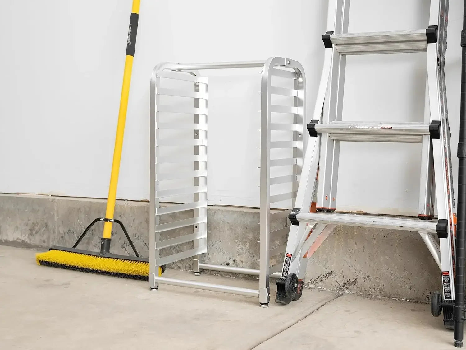 Premium Storage Rack for Yellow Tool Boxes - Organize Your Workspace with the Sturdy Wall Mount Tool Organizer