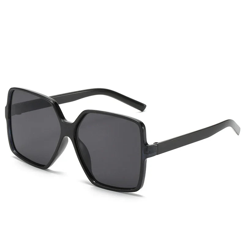 New Vintage Sunglasses Women/ Square Big Frame Sun Glasses Female Brand Designer Retro Shades Fashion