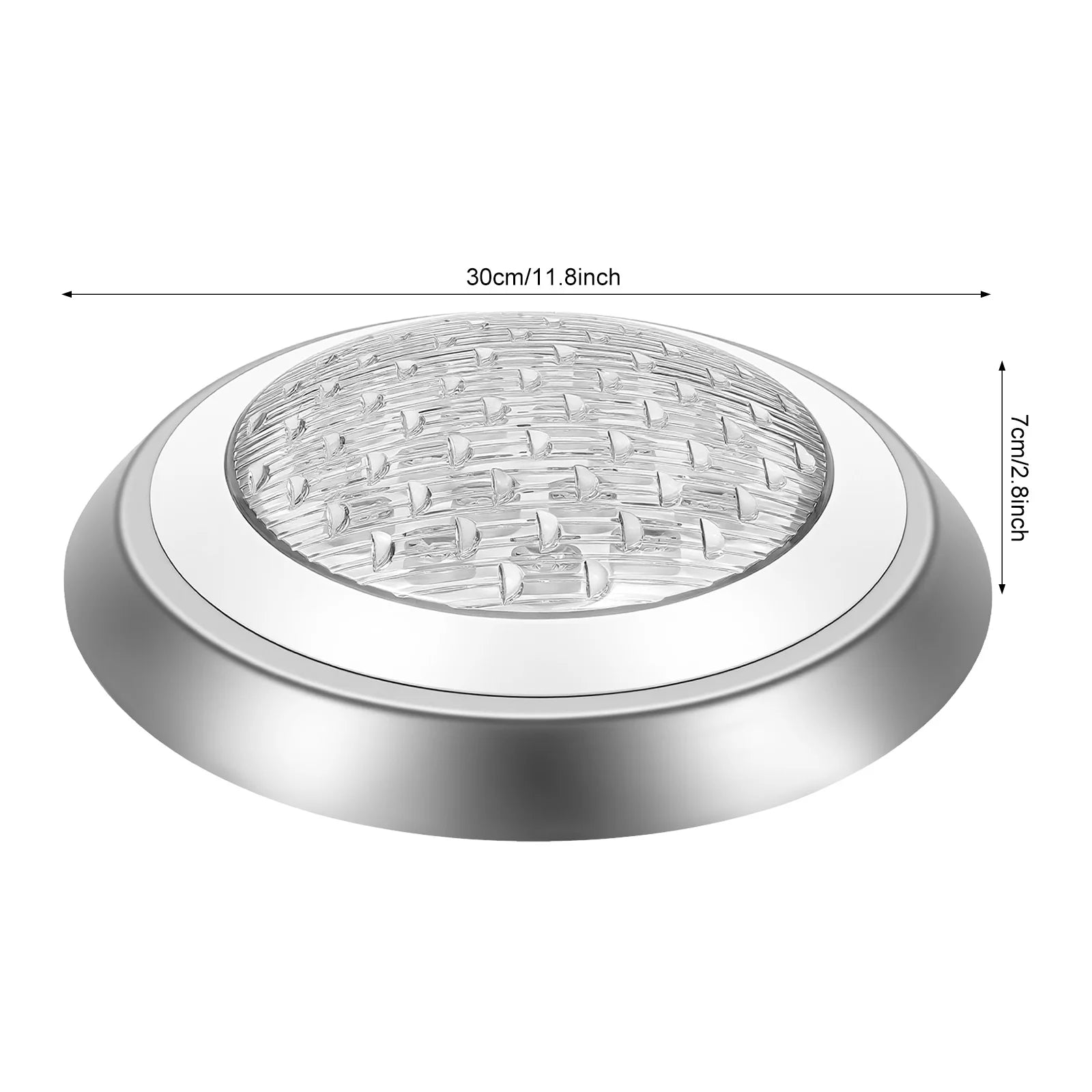 54W RGB LED Underwater Swimming Pool Light 12V Color Changing Remote Control 30m² Illumination for Garden Fountain Pond