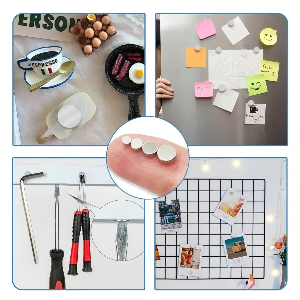 3x1/3x2/5x2/10x2/10x3mm Strong Magnet Refrigerator Magnets for Decoration/ Offices/ DIY Whiteboard, Kitchen/ Tool Storage