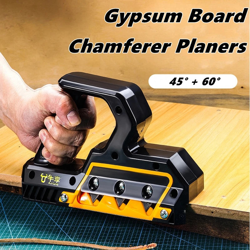 45°/60° Woodworking Chamferer Planers/ Plasterboard/ Quick Cutter Gypsum Board/ Hand Plane Drywall/ Edge Chamferer Trimmer