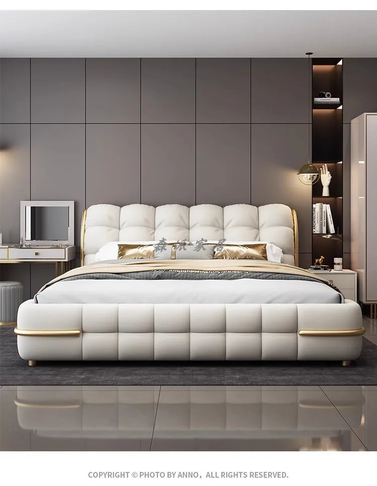 Aesthetic Luxury Unique Bed Queen
