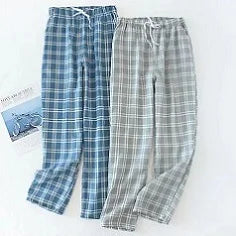 Spring and Autumn Women's Pajama Set 100%/ Cotton Crepe Long Sleeved Pants/ Two Piece/ Cute and Sweet Set Ladies