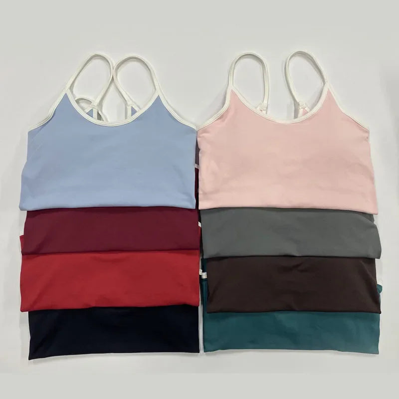 TEVEO – Yoga Outfits with Curves for Females, Ensemble for Sports with Breathable Fabric