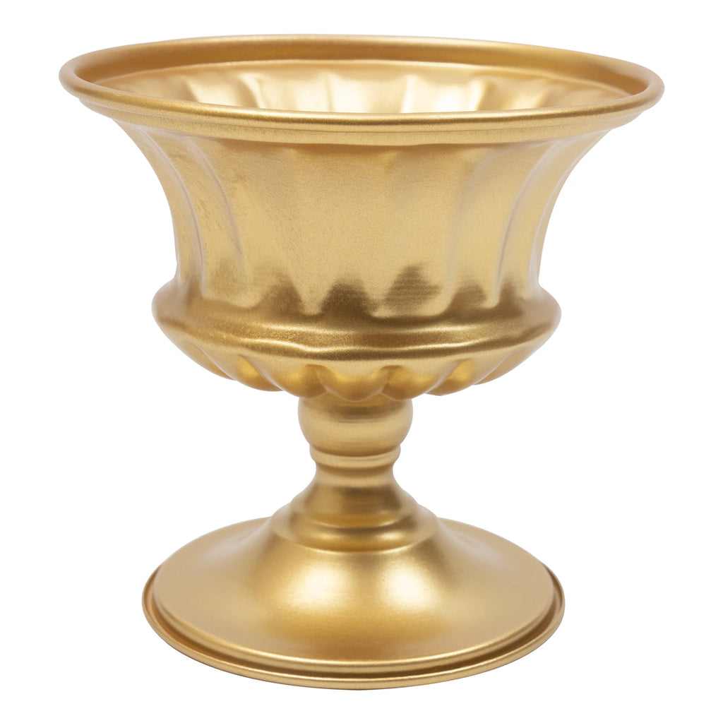 10 Pcs Gold Wedding Floral Vases/ Flower Holder Pot Planter for Tables/ Centerpieces  /Party Decoration 5.9Inch/3.3inch