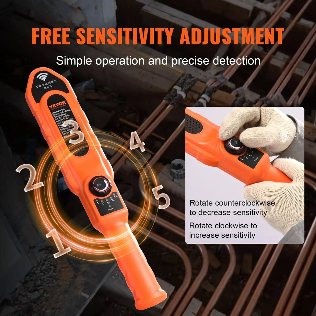 Pipe Blockage Detector Locators - 100ft/30m Waterproof for PVC, Plastic, Metal Pipes