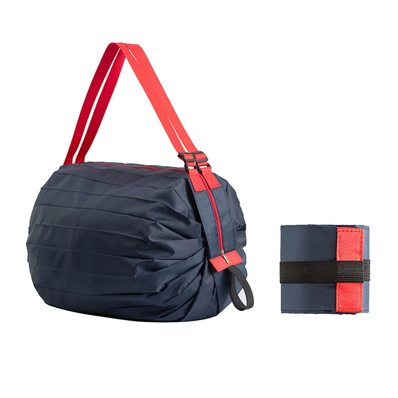 Foldable Storage Bag With Handle/ Portable Travel Camouflage Handbags/ Large Capacity Shopping Bag