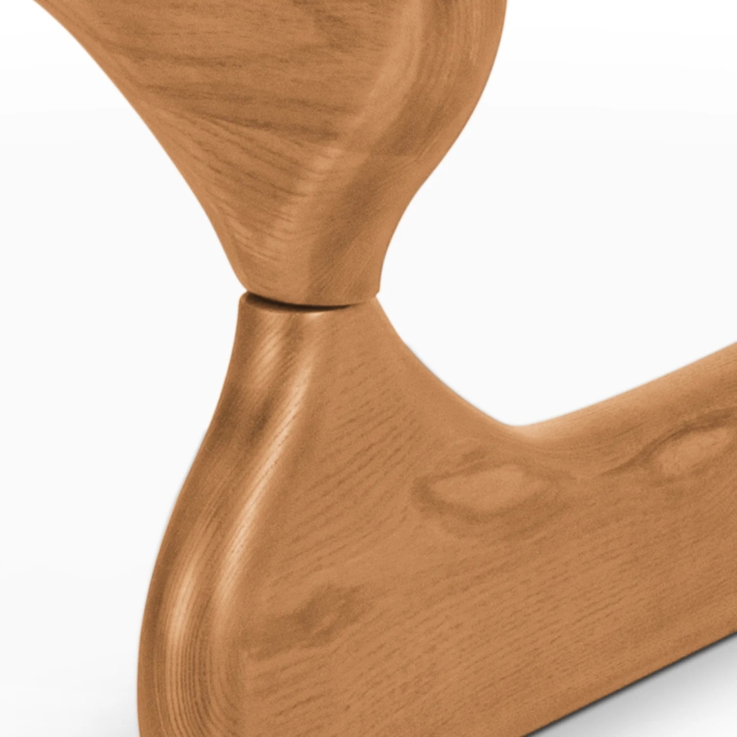 Modern Triangle Glass Coffee Table, Vintage Glass, Wood End Table, Solid Wood Base Coffee Table, for Living Room, Patio