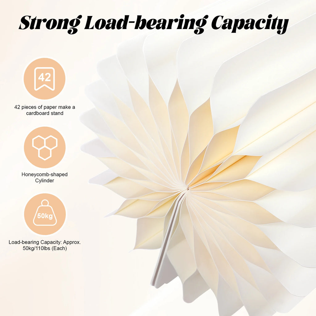 5PCS Party Wedding Flower Stand/ Cylinder Wedding Centerpieces /Cardboard Vases Flower / Stand for Party