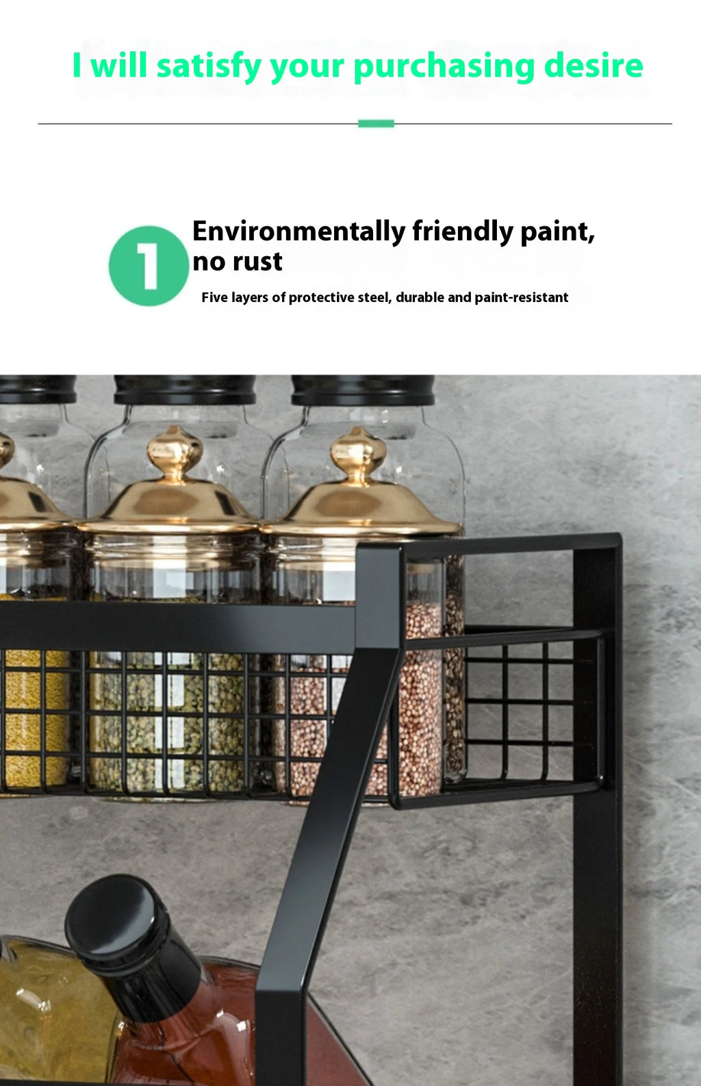 Kitchen Condiment Shelf Multi Tier Drawer Storage Cabinet Basket Organizer Drawer Ideal Countertop Pantry Under The Sink Desktop