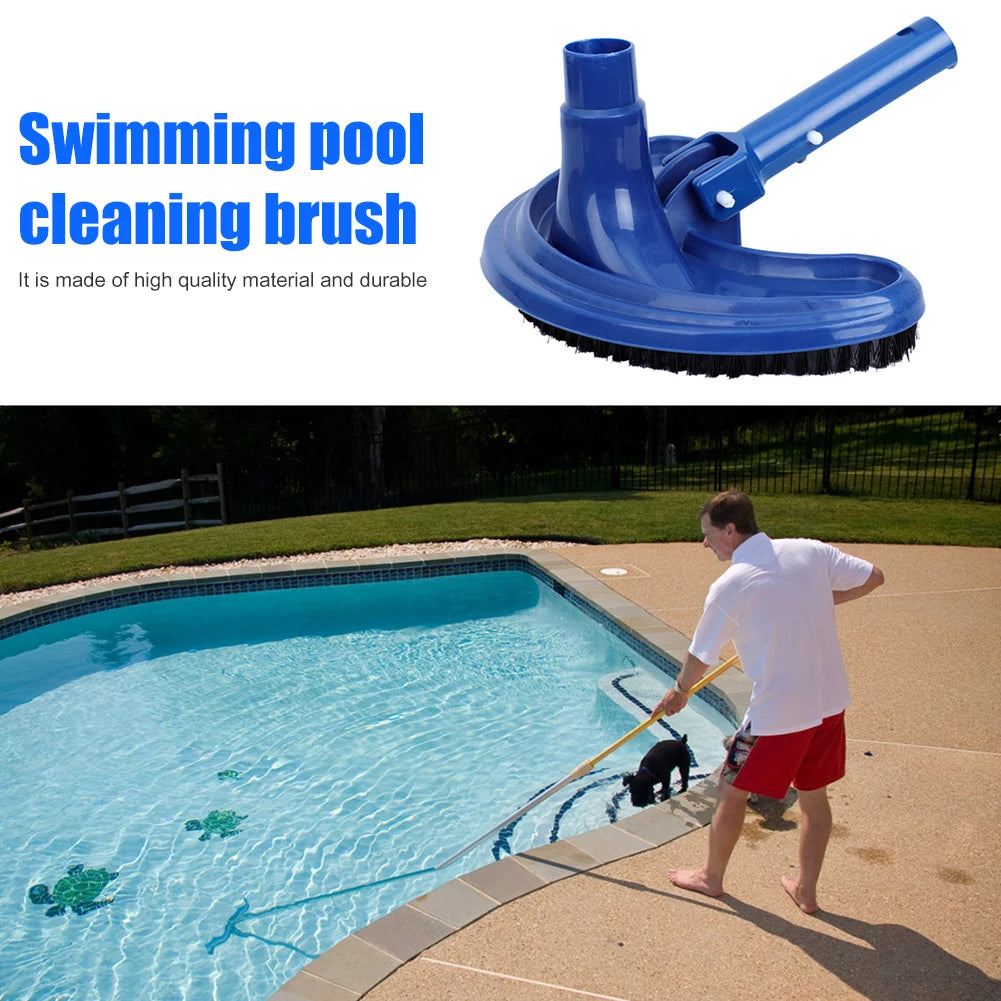 Swimming Pool Vacuum Cleaner/ Suction Fish Pond/ Pool Cleaner Head/ Pond, Fountain, Spa, Pool Cleaning Brush Effective Against Stains
