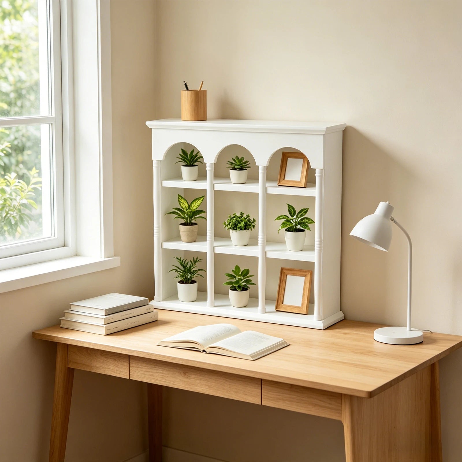 Coffee Mug Display Rack, Vintage Wall-Mounted Cup Case, Cup Rack for Living Room or Kitchen