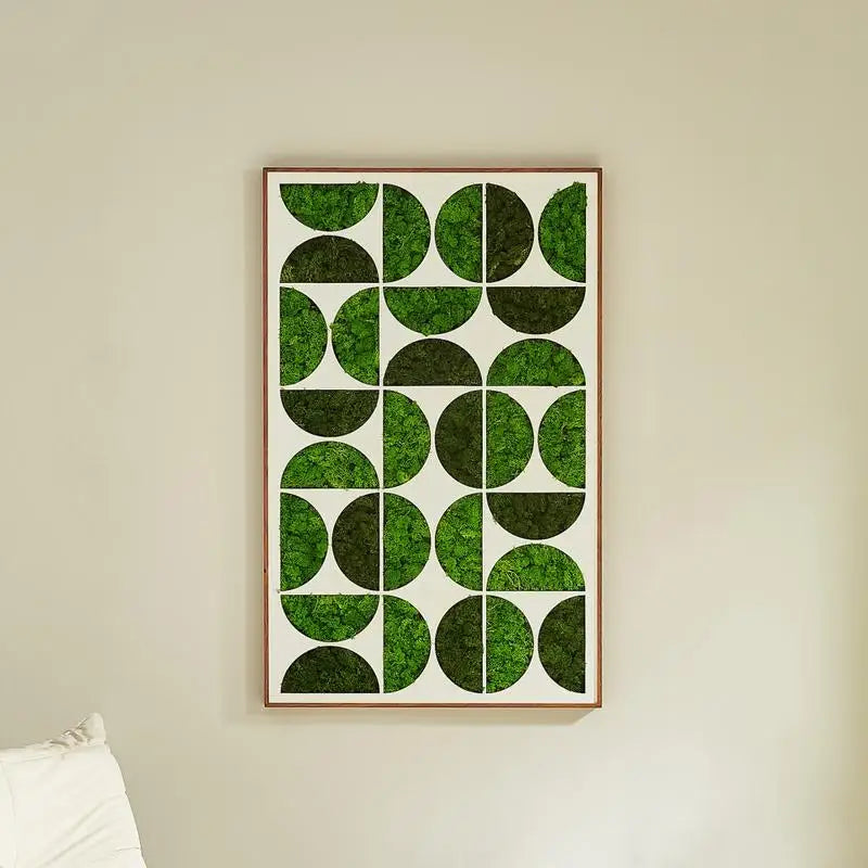 Metal Moony Moss Wall Art/ Decorative Home Decor for Unique Interior Design