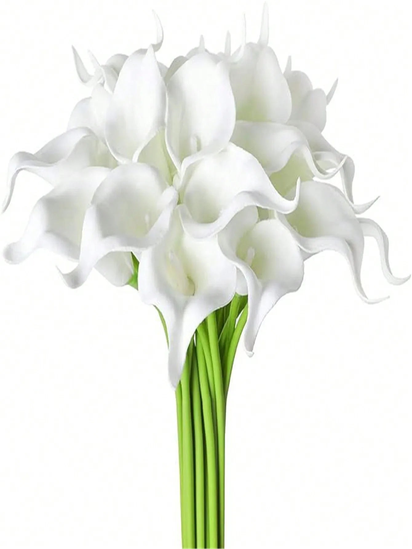 Real Touch Calla Lily Artificial Flowers, Flower Arrangement In Vase Home Decorations/ DIY Wedding Bouquet , Party Wedding Decorations