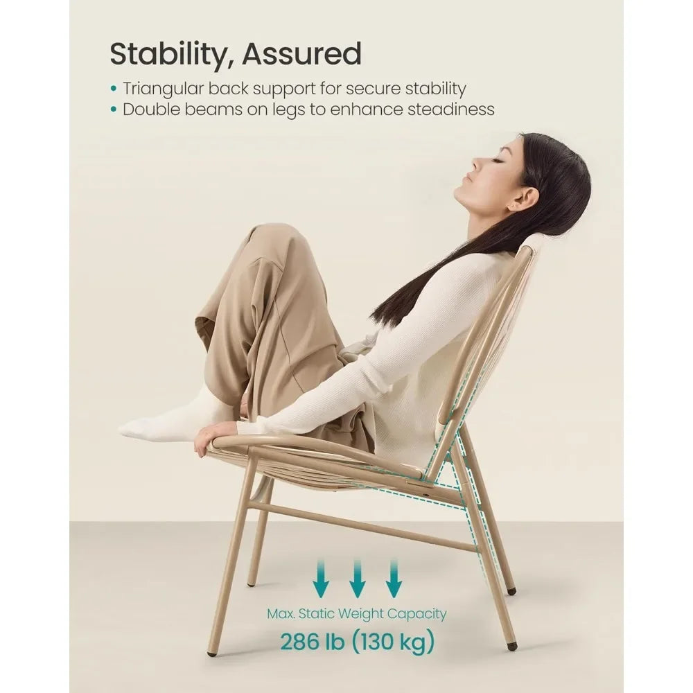 Customizable-Patio Furniture Set 3 Pieces, Garden Bistro Acapulco Chairs, Outdoor Seating, Side Table And 2 Chairs, Indoor And Outdoor