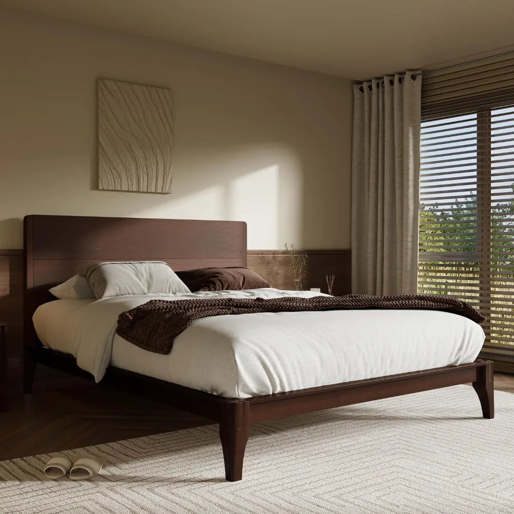 Full Size Bamboo Platform Bed
