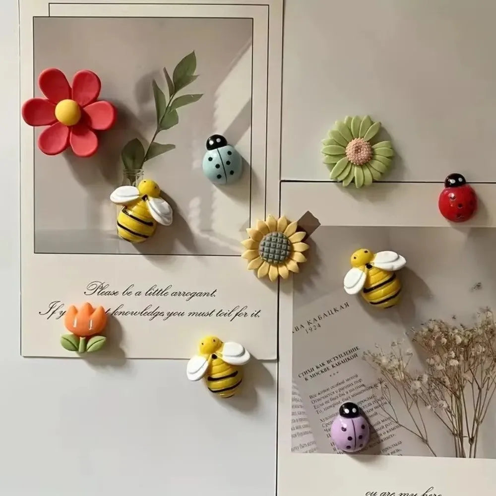 10pcs Adorable Refrigerator Magnets - Durable & Strong Hold for Kitchen, Office & More - Versatile Home Decor/ Mothers Day Gift