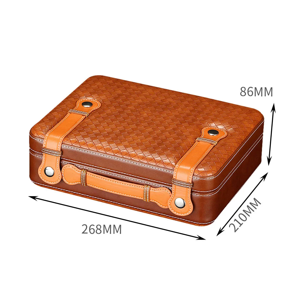 GALINER Cedar Wood Humidor Home Storage Cigar Box With Hygrometer Humidifier Travel Cigar Case