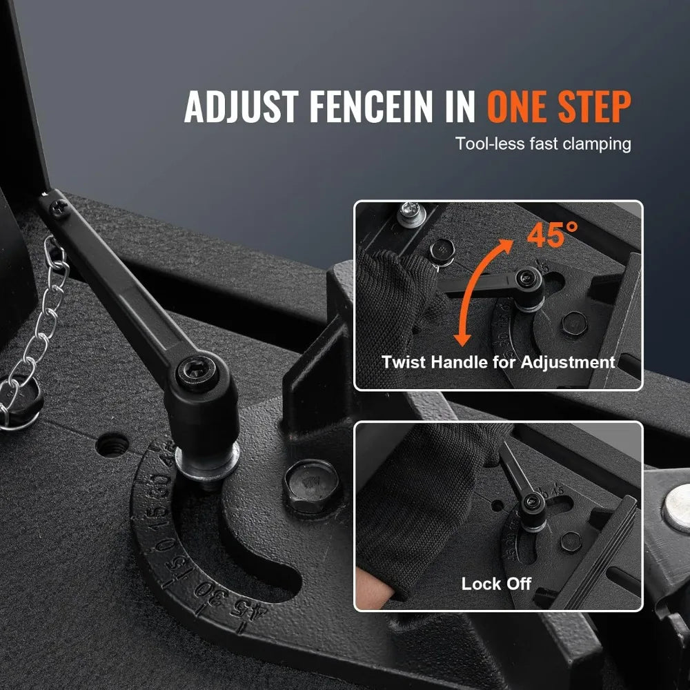 14- 355mm Blade Diameter VEVOR Chop Saw, 2800W 1200RPM Steel Cutting Machine, Adjustable 0-45° Dry Cut Chop Saw for Metal