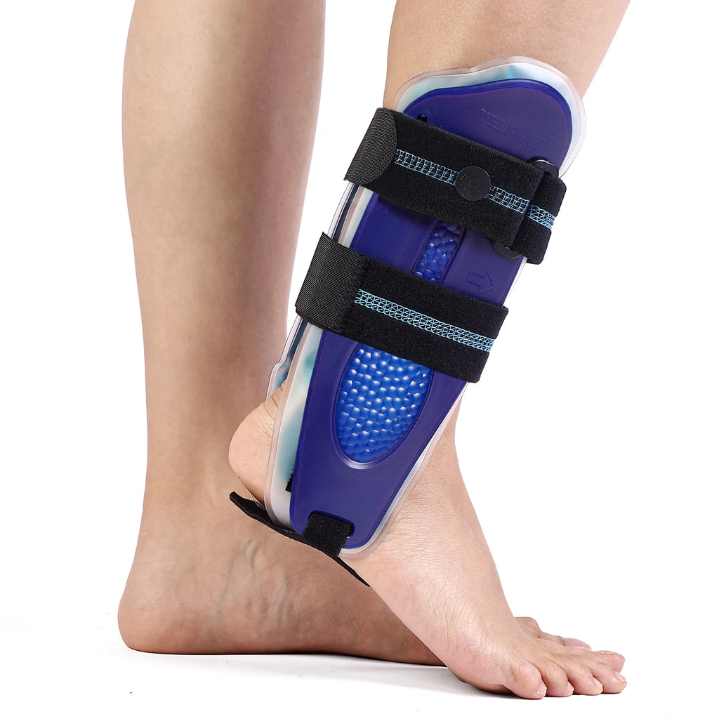 Ankle Splint Brace for Foot Support, Fracture and Sprain, Adjustable Stirrup Ankle Immobilizer, Two Models Available