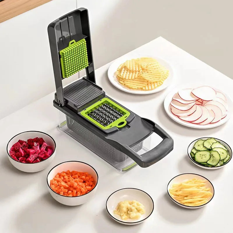 Safe Hand Guard Vegetable Cutter, for Cooking Together. 33x12cm