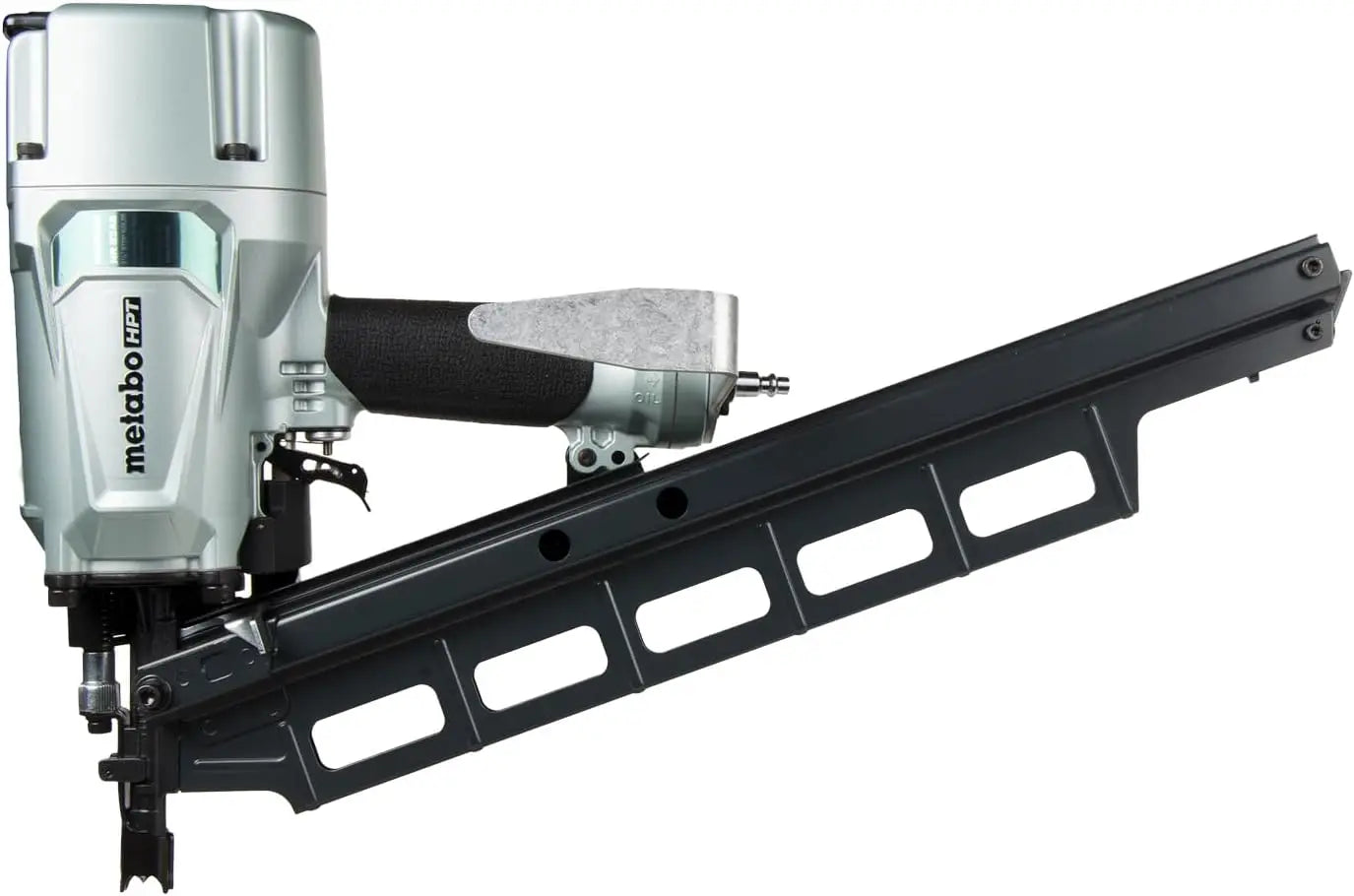 Professional Pneumatic Framing Nailer, 21° Plastic Collated Nails, Selectable Trigger & Rafter Hook for Flooring & Roof Decking