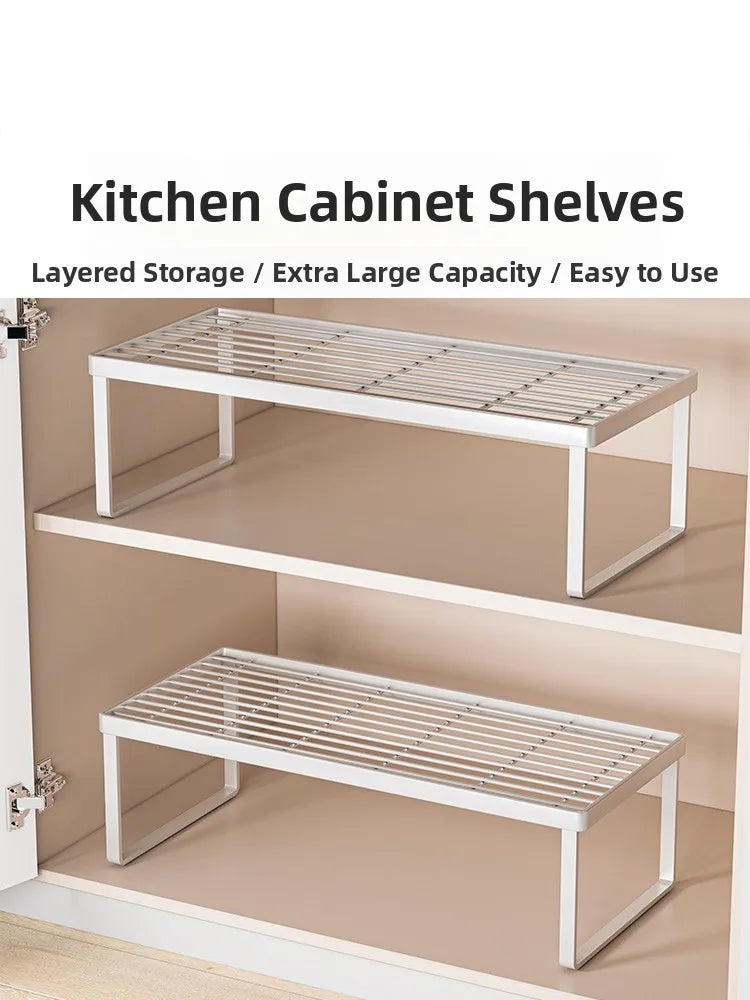 Kitchen Storage Countertop Bowl, Plate, Pot ,Utensil Organizer Cabinet/ Inner Multi-layer Self Seasoning Tabletop Storage