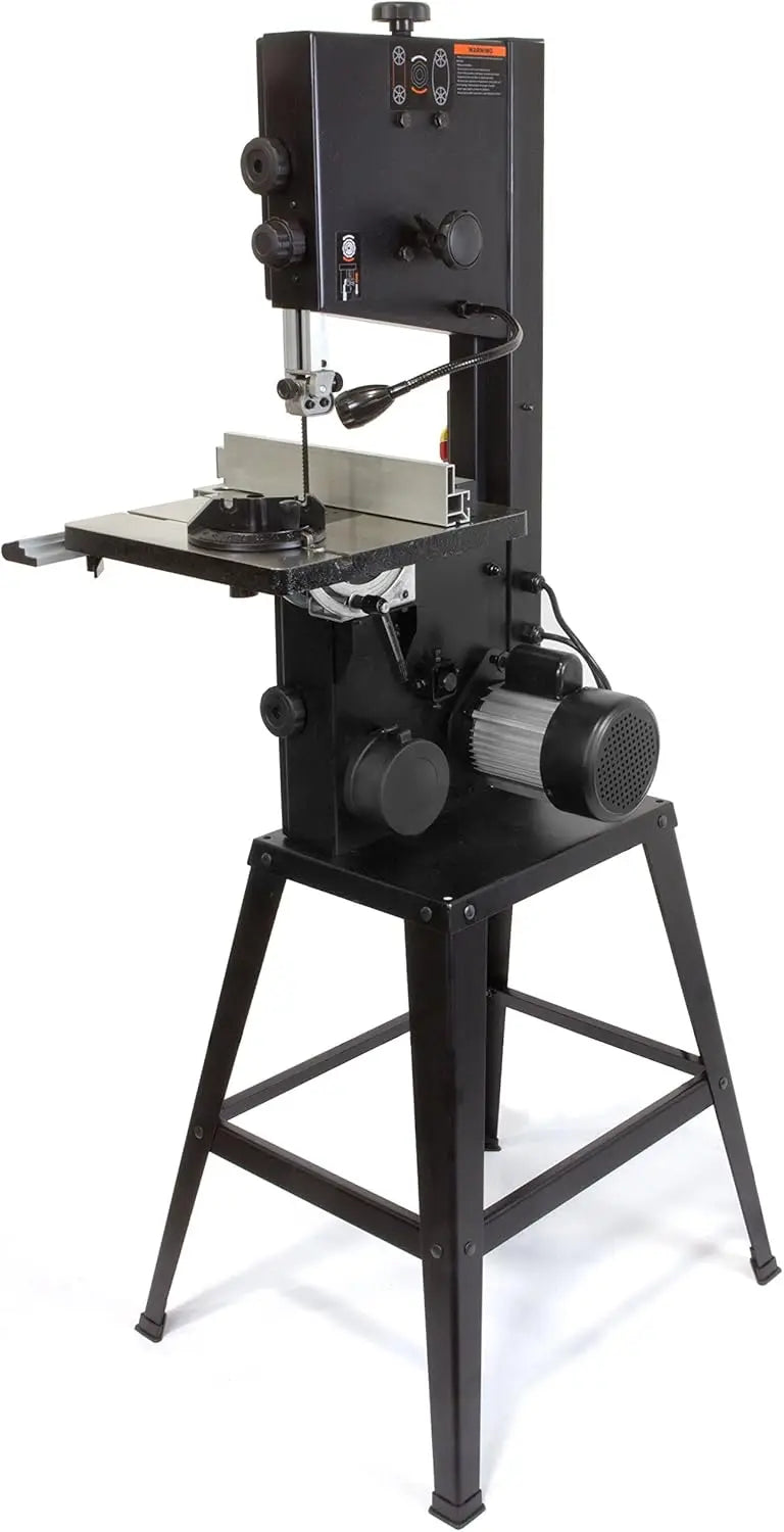 10-Inch 3.5-Amp Dual-Speed WEN Band Saw with Black Stand (BA3962)