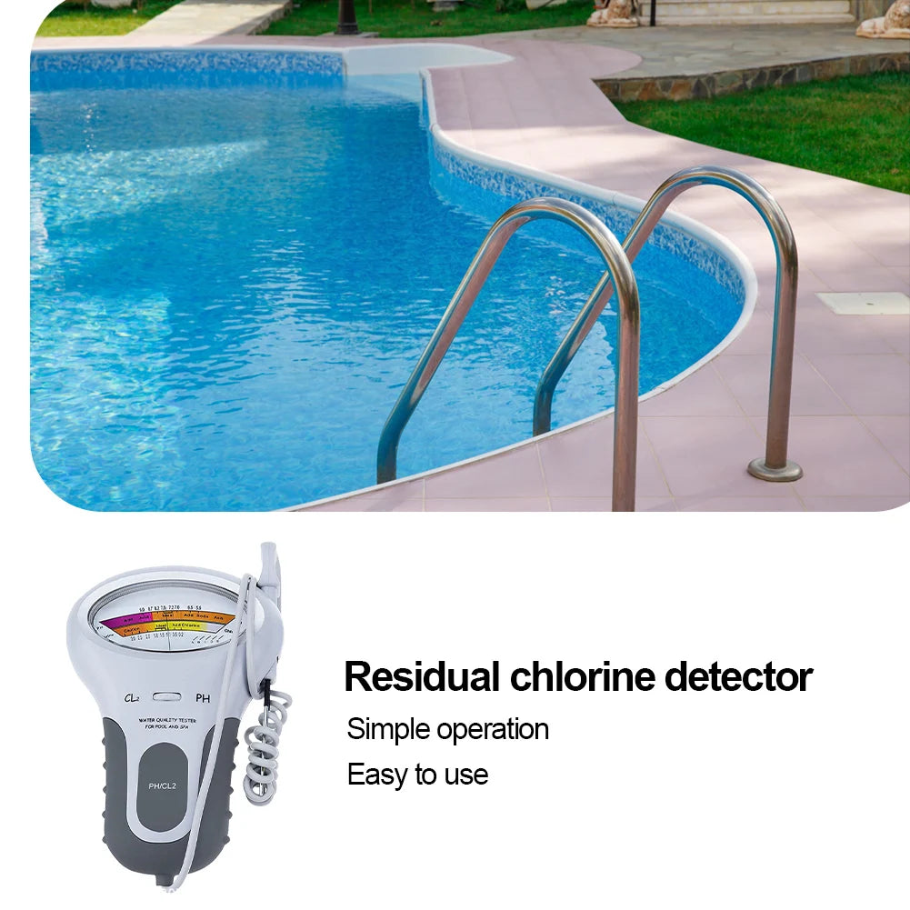 Water Quality Testing Device Professional Water Chlorine Tester/ Water Monitor with Probe for Swimming Pool and Spa