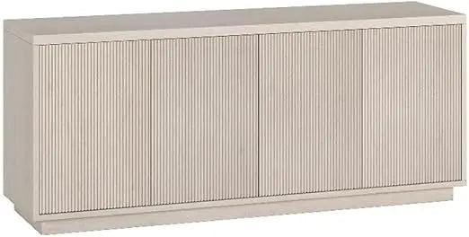 57.13" Alder White MDF TV Stand