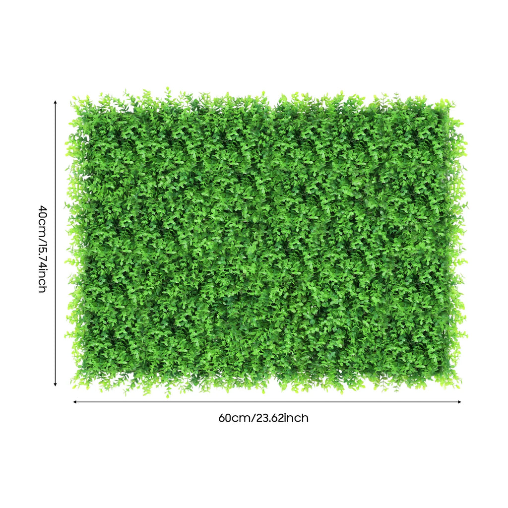 12PCS 40x60cm Artificial Plants Grass Wall Backdrop,Artificial Hedge Boxwood Panel,Artificial Green Wall for Home Decoration