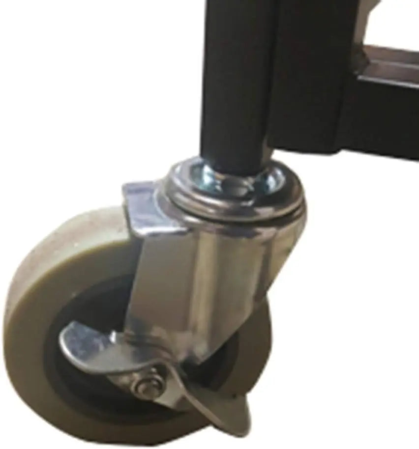 Sports Lockable Ball Storage Cart, Basketball Storage Bin for Indoor Outdoor, Rolling Exercise Ball Cart Holder for Gym