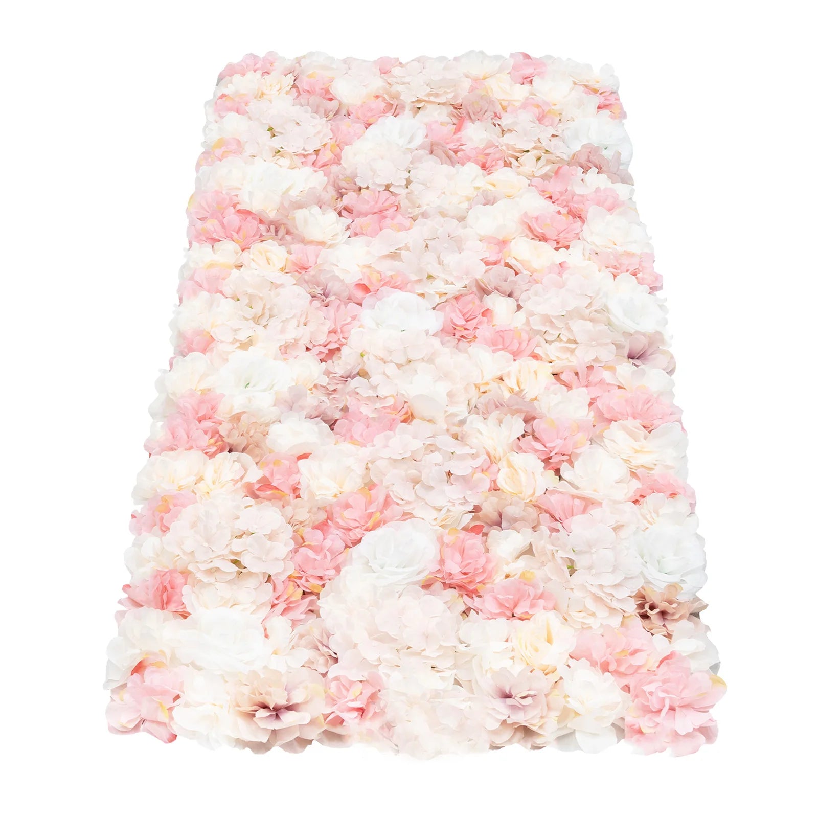 12 Pack Flower Wall Panels 16 x 24 inch 3D Rose Wall Mat Decorative Faux Floral Panel Hydrangea Silk Faux Flower Backdrop
