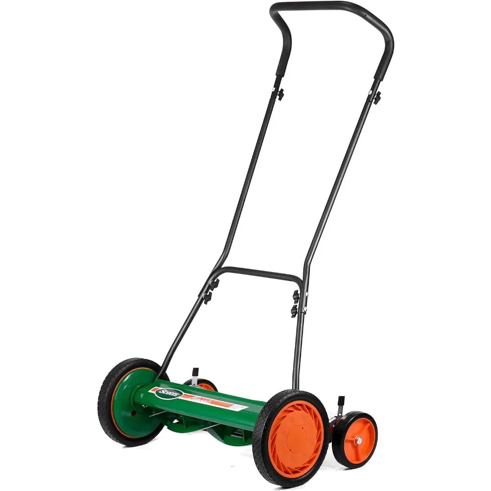 2000-20S 20" 5-Blade Classic Push Reel Lawn Mower, Green