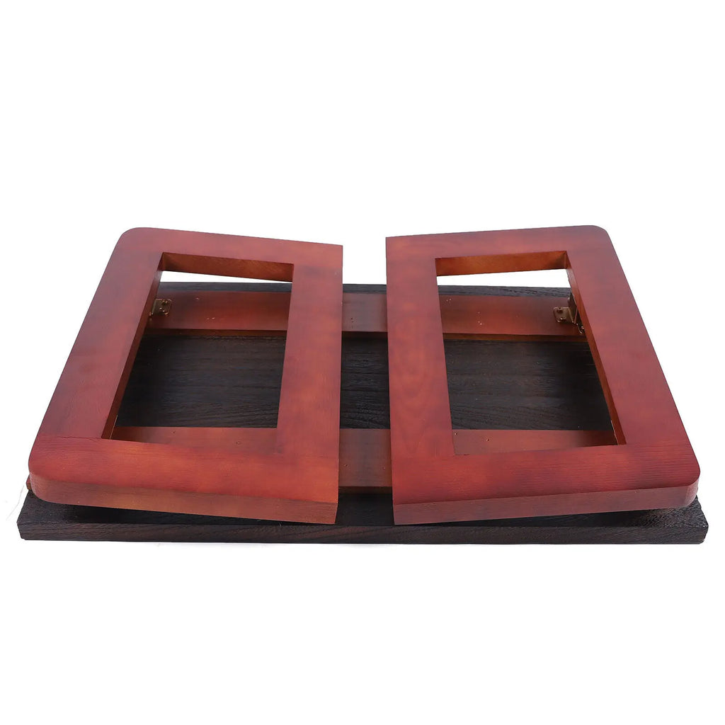 Folding Wooden Coffee Table 60x40x30cm/ Portable Laptop Bed Tray/ Low Tea Table for Picnic Indoor/ Outdoor Use