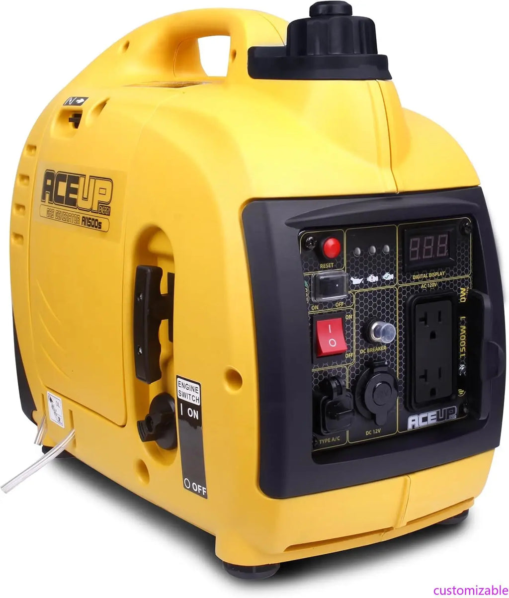 Energy 1500W Portable Inverter Generator, Gas-Powered, Ultra Quiet for Home Use, EPA Compliant