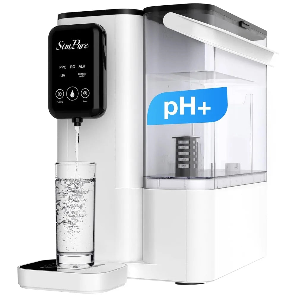 NEW-SimPure Y9A Under-Counter Alkaline RO System with 6-Stage Filtration and 300 Gallons Per Day Capacity