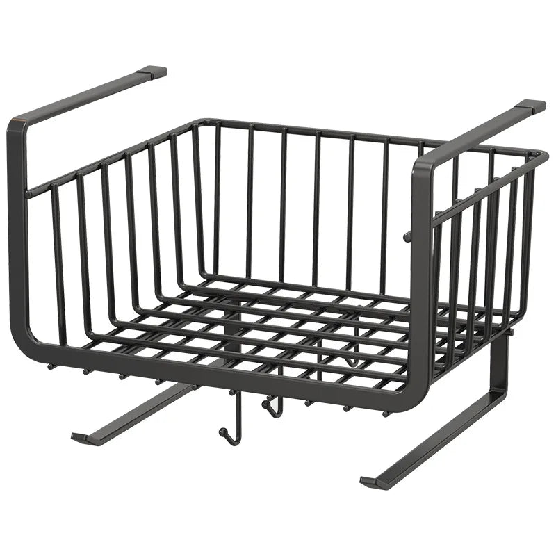 Kitchen Under Cabinet Basket Storage Shelf/ Tissue Cup Holder /Closet Desk Hanging Rack /Hollowed Pullout Drawer/ Sliding Basket