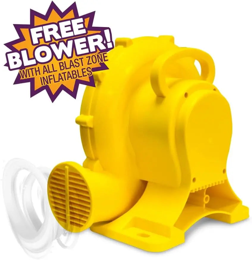 20x12 Inflatable Bounce House Water Park with Blower, Slide, Climbing Wall, Tunnel & Water Cannons - Huge Wet/Dry Play Area